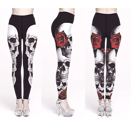 Women's Yoga Pants Tights Leggings Quick Dry Sugar Skull Rainbow Black Nylon Lycra Fitness Gym Workout Sports Activewear Stretchy Skinny
Women's Yoga Pants Tights Leggings Quick Dry Sugar Skull Rainbow Black Nylon Lycra Fitness Gym Workout Sports Activewear Stretchy Skinny