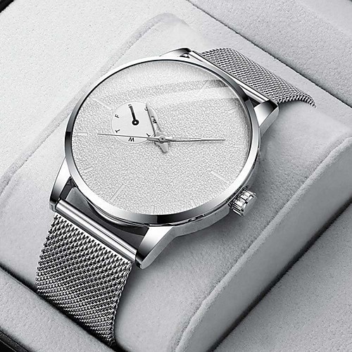 Men's Steel Band Watches Quartz Modern Style Stylish Stainless Steel Black / Silver 30 m New Design Casual Watch Analog Casual Minimalist - BlackGloden Red Blue One Year Battery Life
Men's Steel Band Watches Quartz Modern Style Stylish Stainless Steel Black / Silver 30 m New Design Casual Watch Analog Casual Minimalist - BlackGloden Red Blue One Year Battery Life