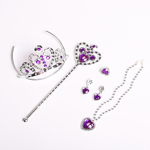 Princess Rapunzel Masquerade Flower Girl Dress Tiara Girls' Movie Cosplay A-Line Slip Cosplay Vacation Dress Purple Crown Earrings Necklace Halloween Carnival Masquerade Alloy / Wand
Princess Rapunzel Masquerade Flower Girl Dress Tiara Girls' Movie Cosplay A-Line Slip Cosplay Vacation Dress Purple Crown Earrings Necklace Halloween Carnival Masquerade Alloy / Wand