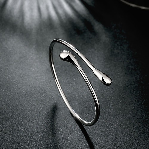 Women's Men's Bracelet Bangles Cuff Bracelet 3D Precious Fashion Copper Bracelet Jewelry Silver For Street Gift Daily Work / Silver Plated
Women's Men's Bracelet Bangles Cuff Bracelet 3D Precious Fashion Copper Bracelet Jewelry Silver For Street Gift Daily Work / Silver Plated