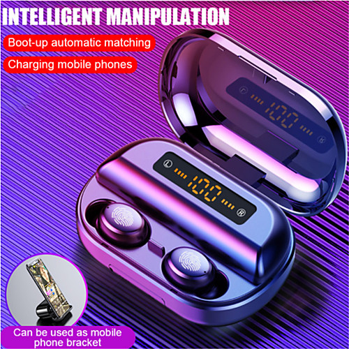 V11 TWS 5.0 Bluetooth Headphones 9D Stereo Wireless Earphones IPX7 Waterproof Headset Sport Earburd With 2400mAh Case Power Bank
V11 TWS 5.0 Bluetooth Headphones 9D Stereo Wireless Earphones IPX7 Waterproof Headset Sport Earburd With 2400mAh Case Power Bank
