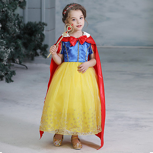 Snow White Princess Fairytale Dress Cosplay Costume Party Costume Girls' Movie Cosplay A-Line Slip Dresses Mesh Yellow Dress Christmas Halloween Carnival Tulle Polyster
Snow White Princess Fairytale Dress Cosplay Costume Party Costume Girls' Movie Cosplay A-Line Slip Dresses Mesh Yellow Dress Christmas Halloween Carnival Tulle Polyster