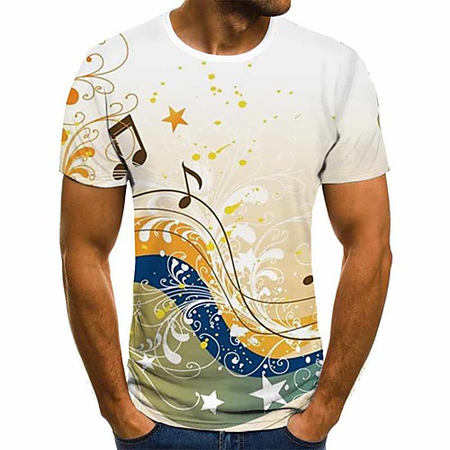 Men's T shirt Shirt Graphic Geometric 3D Plus Size Pleated Print Short Sleeve Daily Tops Streetwear Exaggerated Round Neck Rainbow
Men's T shirt Shirt Graphic Geometric 3D Plus Size Pleated Print Short Sleeve Daily Tops Streetwear Exaggerated Round Neck Rainbow