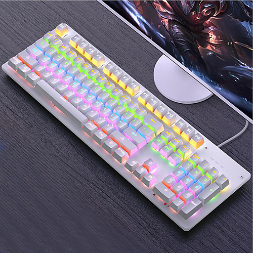 Mechanical Gaming Keyboard Metal Illuminous Keys Gamer for Desktop Laptop
Mechanical Gaming Keyboard Metal Illuminous Keys Gamer for Desktop Laptop