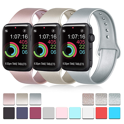 Smart Watch Band for Apple iWatch 1 pcs Sport Band Silicone Replacement Wrist Strap for Apple Watch Series 4 Apple Watch Series 3 Apple Watch Series 2 Apple Watch Series 1 38mm 40mm 42mm 44mm
Smart Watch Band for Apple iWatch 1 pcs Sport Band Silicone Replacement Wrist Strap for Apple Watch Series 4 Apple Watch Series 3 Apple Watch Series 2 Apple Watch Series 1 38mm 40mm 42mm 44mm