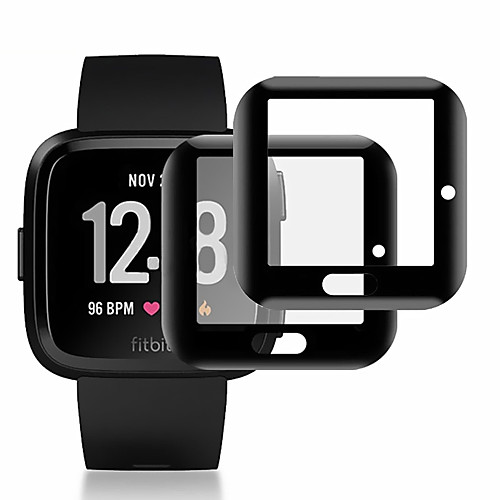 3 Pcs Smartwatch Screen Protector for Fitbit Versa/Versa 2 Anti-Scratch 3D Protective Full Coverage Tempered Glass Screen Film
3 Pcs Smartwatch Screen Protector for Fitbit Versa/Versa 2 Anti-Scratch 3D Protective Full Coverage Tempered Glass Screen Film