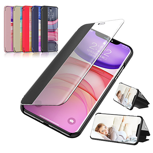 Case For iPhone 11 / 11 Pro / 11 Pro Max View Window Design Synthetic Leather Folio Flip Cover with Magnetic Closure Stand Protective Smart Case for iphone XS MAX / XR / XS / X / 8Plus / 8 / 7Plus / 7
Case For iPhone 11 / 11 Pro / 11 Pro Max View Window Design Synthetic Leather Folio Flip Cover with Magnetic Closure Stand Protective Smart Case for iphone XS MAX / XR / XS / X / 8Plus / 8 / 7Plus / 7