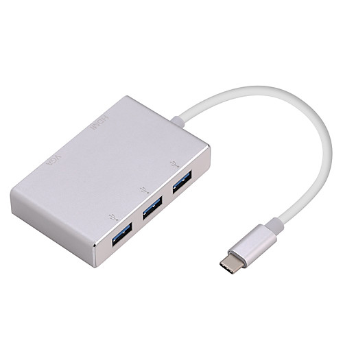 LITBest 8071 USB 2.0 Type C to HDMI 1.3 / VGA / USB 3.0 USB Hub 5 Ports High Speed
LITBest 8071 USB 2.0 Type C to HDMI 1.3 / VGA / USB 3.0 USB Hub 5 Ports High Speed