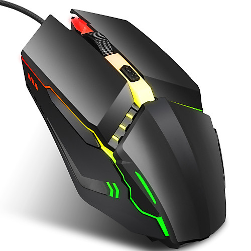 HXSJ S200 Wired USB Optical Gaming Mouse / Office Mouse Multi-colors Backlit 1600 dpi 3 Adjustable DPI Levels 4 pcs Keys
HXSJ S200 Wired USB Optical Gaming Mouse / Office Mouse Multi-colors Backlit 1600 dpi 3 Adjustable DPI Levels 4 pcs Keys