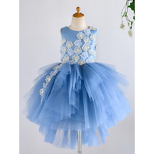 Ball Gown Asymmetrical Flower Girl Dresses Wedding Satin Sleeveless Jewel Neck with Petal
Ball Gown Asymmetrical Flower Girl Dresses Wedding Satin Sleeveless Jewel Neck with Petal