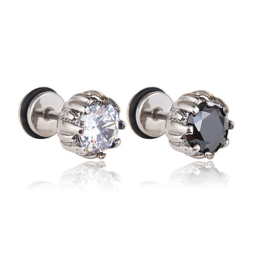 Women's Men's Earrings Classic Mini Earrings Jewelry White / Black For Christmas Party Anniversary Carnival Festival 1pc
Women's Men's Earrings Classic Mini Earrings Jewelry White / Black For Christmas Party Anniversary Carnival Festival 1pc