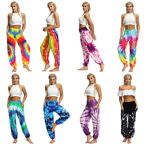 Women's High Waist Yoga Pants Harem Smocked Waist Bloomers Quick Dry Breathable Bohemian Hippie Boho Red / Yellow Black Dark Purple Fitness Gym Workout Dance Sports Activewear Stretchy Loose
Women's High Waist Yoga Pants Harem Smocked Waist Bloomers Quick Dry Breathable Bohemian Hippie Boho Red / Yellow Black Dark Purple Fitness Gym Workout Dance Sports Activewear Stretchy Loose