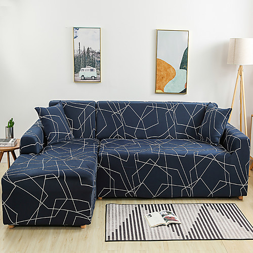 Geometric Stripes Print Dustproof All-powerful Slipcovers Stretch L Shape Sofa Cover Super Soft Fabric Couch Cover with One Free Pillow Case
Geometric Stripes Print Dustproof All-powerful Slipcovers Stretch L Shape Sofa Cover Super Soft Fabric Couch Cover with One Free Pillow Case