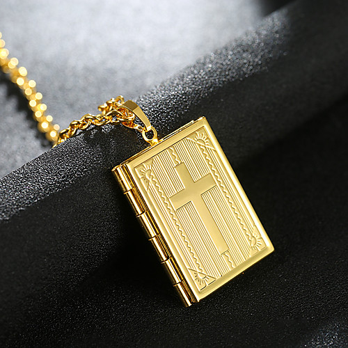 Women's Men's Pendant Necklace Charm Necklace Classic Cross Locket Precious Unique Design Fashion Silver Plated Gold Plated Chrome Gold Silver 55 cm Necklace Jewelry 1pc For Street Daily Work
Women's Men's Pendant Necklace Charm Necklace Classic Cross Locket Precious Unique Design Fashion Silver Plated Gold Plated Chrome Gold Silver 55 cm Necklace Jewelry 1pc For Street Daily Work