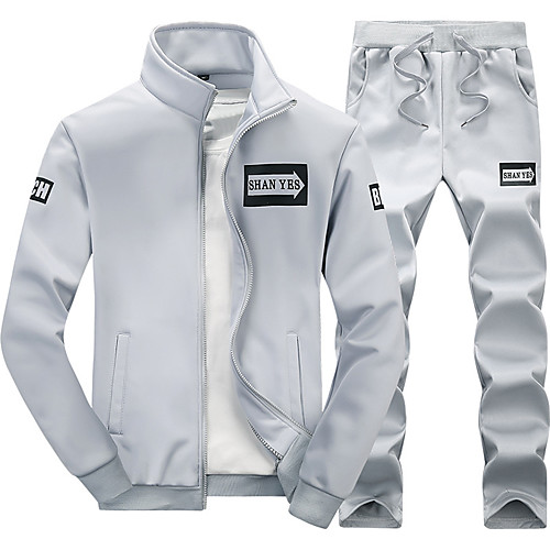 Men's 2 Piece Full Zip Tracksuit Sweatsuit Jogging Suit Street Casual Winter Long Sleeve Thermal Warm Breathable Soft Fitness Running Workout Jogging Bodybuilding Sportswear Solid Colored Jacket
Men's 2 Piece Full Zip Tracksuit Sweatsuit Jogging Suit Street Casual Winter Long Sleeve Thermal Warm Breathable Soft Fitness Running Workout Jogging Bodybuilding Sportswear Solid Colored Jacket