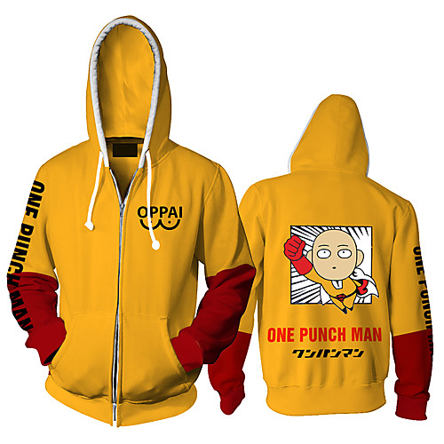 Inspired by ONE PUNCH-MAN Cosplay Cosplay Costume Hoodie Polyster Print Printing Hoodie For Women's / Men's
Inspired by ONE PUNCH-MAN Cosplay Cosplay Costume Hoodie Polyster Print Printing Hoodie For Women's / Men's