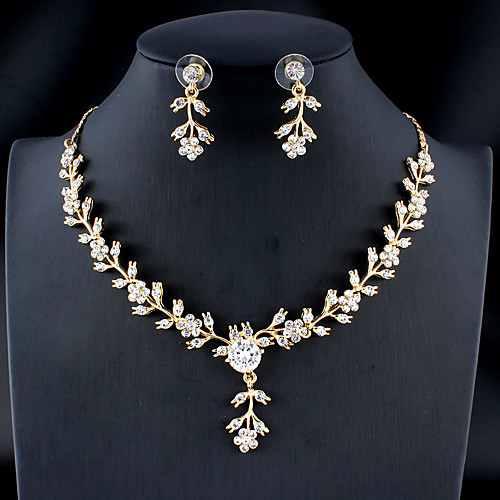 Women's White Cubic Zirconia Hoop Earrings Necklace Bridal Jewelry Sets Classic Drop Feather Pear Basic Elegant Korean Sweet 18K Gold Plated Rhinestone Imitation Diamond Earrings Jewelry Gold For
Women's White Cubic Zirconia Hoop Earrings Necklace Bridal Jewelry Sets Classic Drop Feather Pear Basic Elegant Korean Sweet 18K Gold Plated Rhinestone Imitation Diamond Earrings Jewelry Gold For