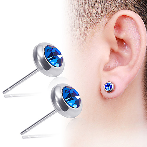 Men's Women's Earrings Classic Mini Earrings Jewelry Black / White / Royal Blue For Christmas Party Anniversary Carnival Festival 1 Pair
Men's Women's Earrings Classic Mini Earrings Jewelry Black / White / Royal Blue For Christmas Party Anniversary Carnival Festival 1 Pair