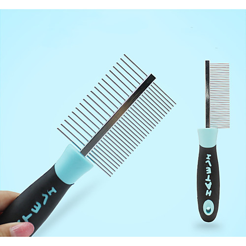 Dog Grooming Shedding Tools Stainless Steel Plastic Comb Portable Pet Grooming Supplies Blue 1 Piece
Dog Grooming Shedding Tools Stainless Steel Plastic Comb Portable Pet Grooming Supplies Blue 1 Piece