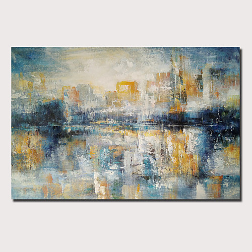 Oil Painting Handmade Hand Painted Wall Art Abstract Skyline Building Home Decoration Décor Stretched Frame Ready to Hang / Rolled Canvas No Frame Unstretched
Oil Painting Handmade Hand Painted Wall Art Abstract Skyline Building Home Decoration Décor Stretched Frame Ready to Hang / Rolled Canvas No Frame Unstretched