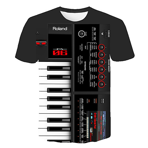 Men's T shirt Shirt Geometric Plus Size Print Short Sleeve Daily Tops Basic Streetwear Round Neck Black
Men's T shirt Shirt Geometric Plus Size Print Short Sleeve Daily Tops Basic Streetwear Round Neck Black