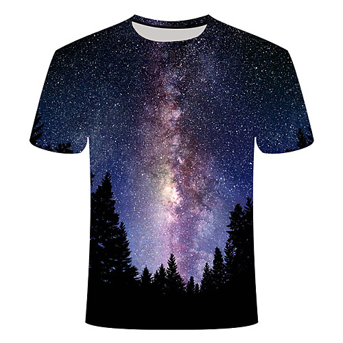 Men's T shirt Shirt Geometric Plus Size Print Short Sleeve Daily Tops Basic Streetwear Round Neck Blue
Men's T shirt Shirt Geometric Plus Size Print Short Sleeve Daily Tops Basic Streetwear Round Neck Blue
