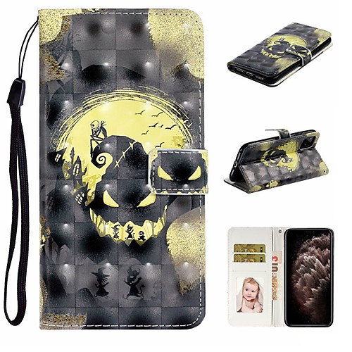 Case For Apple iPhone 11 / iPhone 11 Pro / iPhone 11 Pro Max Wallet / Card Holder / with Stand Full Body Cases Skull PU Leather For iPhone XS Max/XS/XR/X/8 Plus/7/6/6s Plus/5/5S/SE
Case For Apple iPhone 11 / iPhone 11 Pro / iPhone 11 Pro Max Wallet / Card Holder / with Stand Full Body Cases Skull PU Leather For iPhone XS Max/XS/XR/X/8 Plus/7/6/6s Plus/5/5S/SE