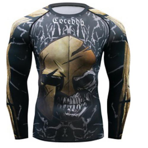 Men's T shirt Skull Long Sleeve Daily Tops Black
Men's T shirt Skull Long Sleeve Daily Tops Black