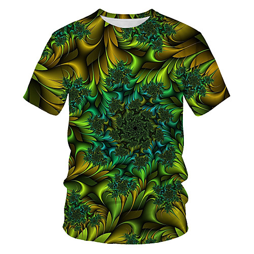 Men's T shirt Shirt Graphic Optical Illusion Short Sleeve Holiday Slim Tops Basic Round Neck Rainbow
Men's T shirt Shirt Graphic Optical Illusion Short Sleeve Holiday Slim Tops Basic Round Neck Rainbow