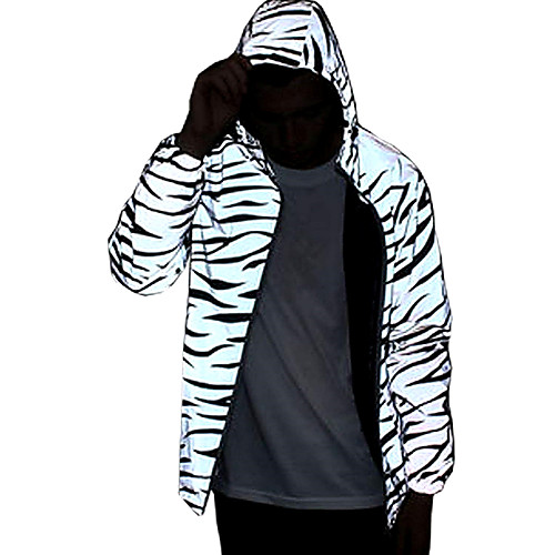 Men's Long Sleeve Running Track Jacket Reflective Jacket Hoodie Jacket Full Zip Outerwear Jacket Hoodie High Visibility Reflective Windproof Fitness Running Jogging Sportswear Floral Black with White
Men's Long Sleeve Running Track Jacket Reflective Jacket Hoodie Jacket Full Zip Outerwear Jacket Hoodie High Visibility Reflective Windproof Fitness Running Jogging Sportswear Floral Black with White