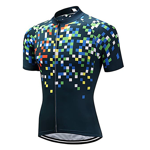21Grams Women's Men's Short Sleeve Cycling Jersey Summer Spandex Polyester BlueGreen Plaid Checkered Bike Jersey Top Mountain Bike MTB Road Bike Cycling UV Resistant Quick Dry Breathable Sports
21Grams Women's Men's Short Sleeve Cycling Jersey Summer Spandex Polyester BlueGreen Plaid Checkered Bike Jersey Top Mountain Bike MTB Road Bike Cycling UV Resistant Quick Dry Breathable Sports