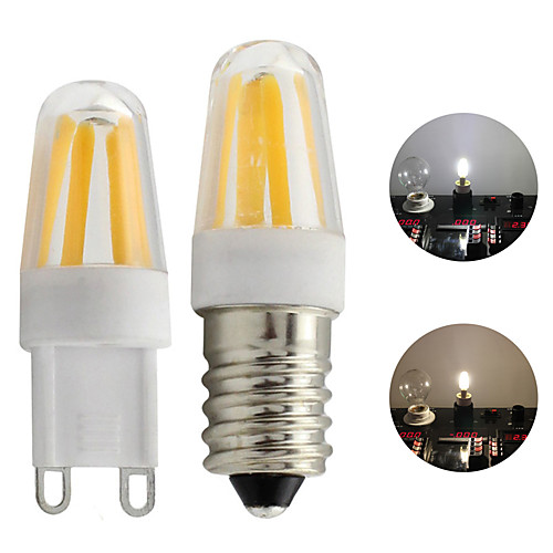 LED Dimmable G9 E14 Filament Bulb Mini Lampada 4 leds COB Spotlight 220V 240V 360 Degree White Warm White 1pcs
LED Dimmable G9 E14 Filament Bulb Mini Lampada 4 leds COB Spotlight 220V 240V 360 Degree White Warm White 1pcs