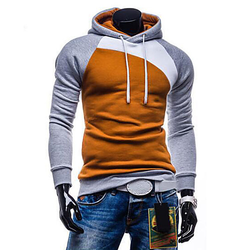 Men's Hoodie Color Block Hooded Daily Casual Hoodies Sweatshirts Slim Blue Yellow Gray
Men's Hoodie Color Block Hooded Daily Casual Hoodies Sweatshirts Slim Blue Yellow Gray