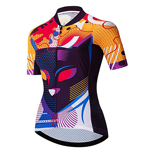 21Grams Women's Short Sleeve Cycling Jersey Summer Spandex Polyester Black / Orange Cat Bike Jersey Top Mountain Bike MTB Road Bike Cycling UV Resistant Quick Dry Breathable Sports Clothing Apparel
21Grams Women's Short Sleeve Cycling Jersey Summer Spandex Polyester Black / Orange Cat Bike Jersey Top Mountain Bike MTB Road Bike Cycling UV Resistant Quick Dry Breathable Sports Clothing Apparel