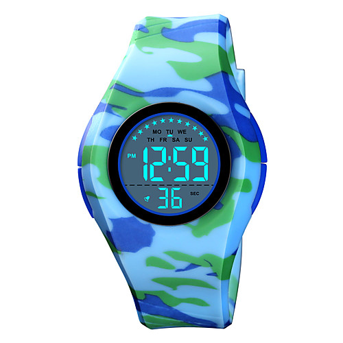 SKMEI Kids Digital Watch Digital Quartz Modern Style Sporty Fashion Alarm Calendar / date / day Chronograph / One Year / Silicone
SKMEI Kids Digital Watch Digital Quartz Modern Style Sporty Fashion Alarm Calendar / date / day Chronograph / One Year / Silicone