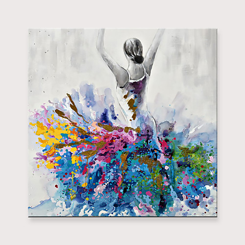 Oil Painting Hand Painted Square Abstract People Modern Rolled Canvas (No Frame)
Oil Painting Hand Painted Square Abstract People Modern Rolled Canvas (No Frame)