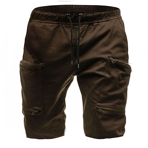 Men's Streetwear Cotton Chinos Shorts Pants Solid Colored Knee Length Army Green Black Khaki Gray / Drawstring
Men's Streetwear Cotton Chinos Shorts Pants Solid Colored Knee Length Army Green Black Khaki Gray / Drawstring