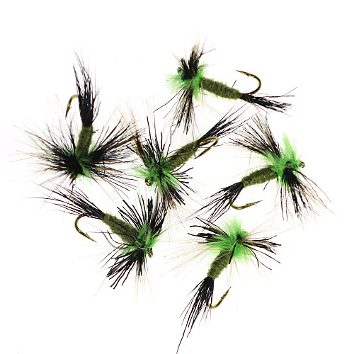 6 pcs Fishing Lures Flies Floating Bass Trout Pike Fly Fishing Freshwater Fishing
6 pcs Fishing Lures Flies Floating Bass Trout Pike Fly Fishing Freshwater Fishing