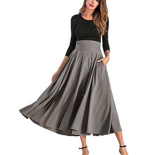 Women's Event / Party Daily Wear Basic Classic & Timeless Skirts Solid Colored Blue Wine Black
Women's Event / Party Daily Wear Basic Classic & Timeless Skirts Solid Colored Blue Wine Black