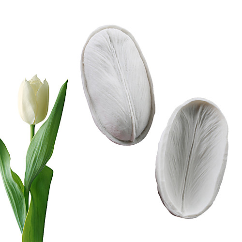 Tulip feather double-sided texture stamper fondant cake silicone mold baking tool
Tulip feather double-sided texture stamper fondant cake silicone mold baking tool
