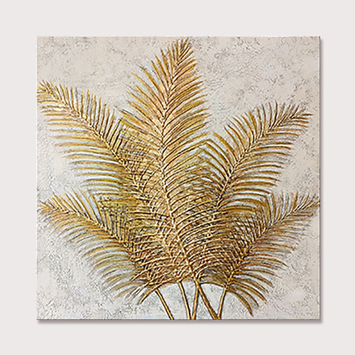 Oil Painting Hand Painted Square Abstract Floral / Botanical Modern Stretched Canvas
Oil Painting Hand Painted Square Abstract Floral / Botanical Modern Stretched Canvas