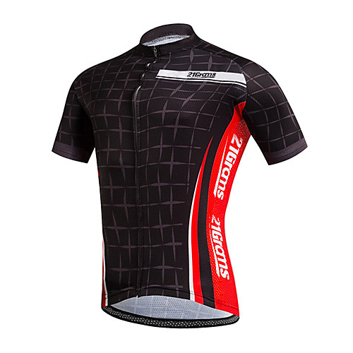 21Grams Men's Short Sleeve Cycling Jersey Summer Spandex Polyester Black / Red Plaid Checkered Solid Color Bike Jersey Top Mountain Bike MTB Road Bike Cycling UV Resistant Quick Dry Breathable Sports
21Grams Men's Short Sleeve Cycling Jersey Summer Spandex Polyester Black / Red Plaid Checkered Solid Color Bike Jersey Top Mountain Bike MTB Road Bike Cycling UV Resistant Quick Dry Breathable Sports