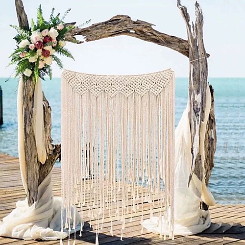 Hand Woven Macrame Wall Tapestry Bohemian Boho Art Decor Hanging Wedding Backdrop Home Bedroom Living Room Decoration Nordic Handmade Tassel Cotton
Hand Woven Macrame Wall Tapestry Bohemian Boho Art Decor Hanging Wedding Backdrop Home Bedroom Living Room Decoration Nordic Handmade Tassel Cotton
