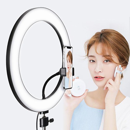 Dimmable LED Selfie Ring Light 8W 5500K Studio Photography Photo Fill Ring Light with Tripod for iphone Smartphone Studio Makeup
Dimmable LED Selfie Ring Light 8W 5500K Studio Photography Photo Fill Ring Light with Tripod for iphone Smartphone Studio Makeup