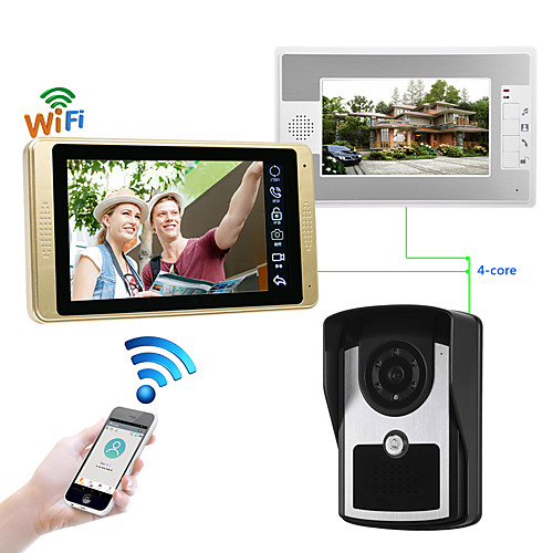 Wired & Wireless 7 inch Hands-free 1024600 Pixel One to Two video doorphone
Wired & Wireless 7 inch Hands-free 1024600 Pixel One to Two video doorphone