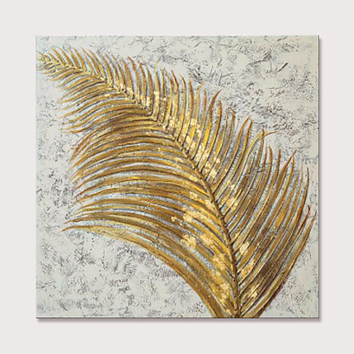 Oil Painting Hand Painted Square Abstract Floral / Botanical Modern Stretched Canvas
Oil Painting Hand Painted Square Abstract Floral / Botanical Modern Stretched Canvas