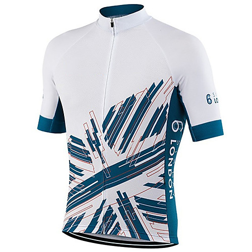 21Grams Men's Short Sleeve Cycling Jersey Summer Spandex Polyester BlueWhite Solid Color USA UK Bike Jersey Top Mountain Bike MTB Road Bike Cycling UV Resistant Quick Dry Breathable Sports Clothing
21Grams Men's Short Sleeve Cycling Jersey Summer Spandex Polyester BlueWhite Solid Color USA UK Bike Jersey Top Mountain Bike MTB Road Bike Cycling UV Resistant Quick Dry Breathable Sports Clothing