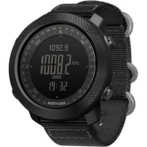 NORTH EDGE Men's Military Watch Smartwatch Analog - Digital Digital Modern Style Sporty Casual Water Resistant / Waterproof Altimeter Thermometer / One Year / Stainless Steel / Nylon / Japanese
NORTH EDGE Men's Military Watch Smartwatch Analog - Digital Digital Modern Style Sporty Casual Water Resistant / Waterproof Altimeter Thermometer / One Year / Stainless Steel / Nylon / Japanese