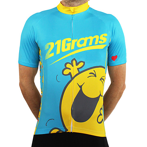 21Grams Men's Short Sleeve Cycling Jersey Summer Spandex Polyester BlueOrange Cartoon Solid Color Bike Jersey Top Mountain Bike MTB Road Bike Cycling UV Resistant Quick Dry Breathable Sports
21Grams Men's Short Sleeve Cycling Jersey Summer Spandex Polyester BlueOrange Cartoon Solid Color Bike Jersey Top Mountain Bike MTB Road Bike Cycling UV Resistant Quick Dry Breathable Sports