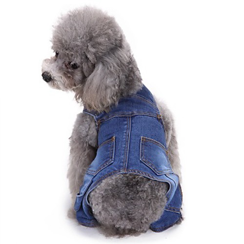 Dog Harness Winter Dog Clothes Dark Blue Costume Denim Solid Colored Casual / Daily XS S M L XL XXL
Dog Harness Winter Dog Clothes Dark Blue Costume Denim Solid Colored Casual / Daily XS S M L XL XXL